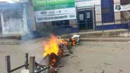 Imagem Trânsito em Nova Constituinte está travado por causa de manifestação