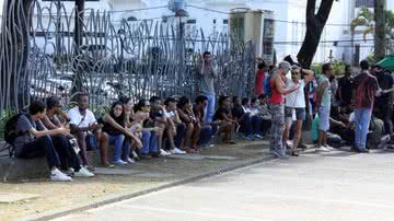 Imagem Manifestantes do "Passe Livre" já se concentram no Campo Grande