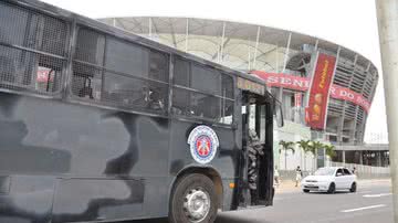 Imagem Policiamento reforçado nos arredores da Arena Fonte Nova