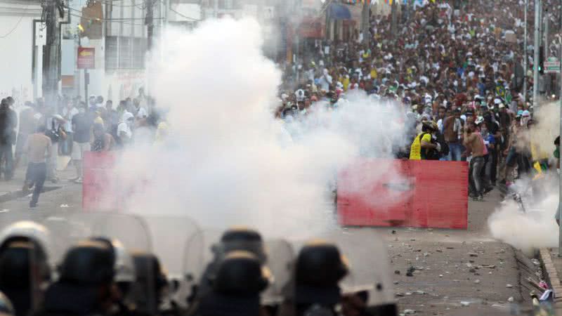 Imagem MPF recomenda que PM não utilize armas contra manifestantes