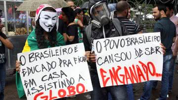 Imagem  "Esperamos que o prefeito desça para pegar a carta" 