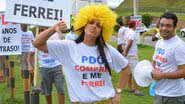 Imagem Clientes insatisfeitos da PDG fizeram manifestação nesta manhã