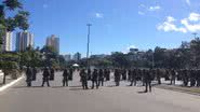 Imagem Polícia Militar da Bahia acompanha manifestação pacífica 