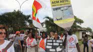 Imagem 'Professor na rua, Bacelar, a culpa é sua', protestam educadores