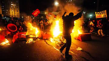Imagem Sexto dia de manifestações para SP