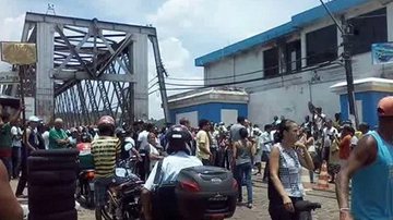 Imagem Vídeo: funcionária da Coelba leva tiro na cabeça e população fecha ponte