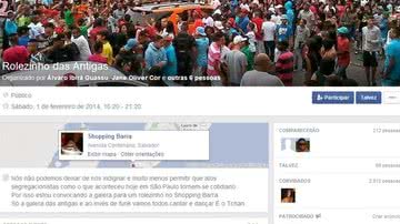 Imagem Grupo de jovens marca rolezinho em Salvador, no Shopping Barra