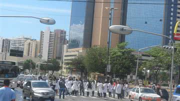 Imagem Estudantes da Faculdade São Salvador cobram estágio e acusam diretoria