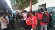 Imagem Feira: usuários do transporte público fazem manifestação no terminal sul