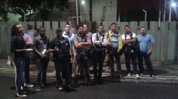 Imagem Imprensa é hostilizada por pseudos “black blocks” e se retira encerrando ato