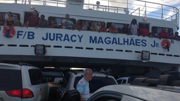 Imagem Sem dois ferries, travessia Salvador/Itaparica segue tranquila neste domingo