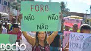 Imagem Manifestantes contestam nova taxa; Prefeitura diz que isentou 20 mil pessoas