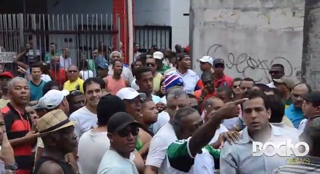 Imagem Rodoviários hostilizam imprensa na frente do Sinergia