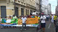 Imagem Servidores protestam contra ACM Neto e  prometem acampar na prefeitura