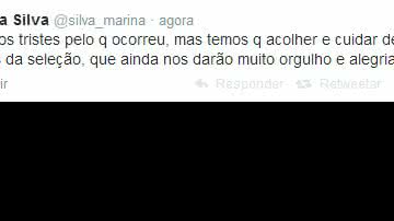 Imagem Presidenciáveis comentam atropelo sofrido pela seleção brasileira