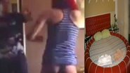 Imagem Vídeo: homem apanha de travestis dentro de quarto de motel