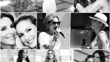 Imagem Claudia Leitte homenageia Ivete, que fez aniversário