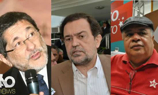 Imagem Reunião de emergência junta Gabrielli, Pinheiro e Jonas Paulo