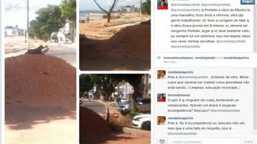 Imagem Moradores da Ribeira 'metem o pau' nas obras de revitalização da orla 