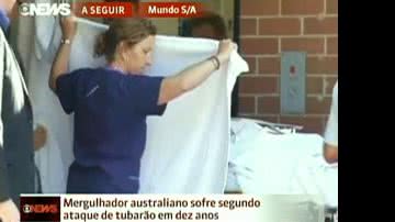 Imagem Australiano sobrevive a segundo ataque de tubarão