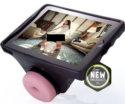 Imagem Empresa acopla brinquedo sexual a tablet para masturbação masculina