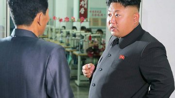 Imagem Líder norte-coreano dirige pessoalmente teste de míssil próximo do Japão