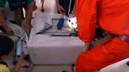 Imagem Criança fica presa em máquina de lavar roupa e precisa de ajuda dos bombeiros