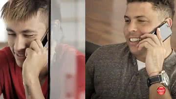 Imagem Claro é proibida de exibir comercial com Neymar e Ronaldo