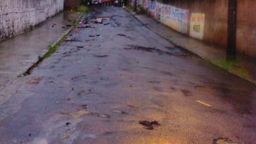 Imagem Mais estragos: ruas de Brotas ficaram um caos com a chuva