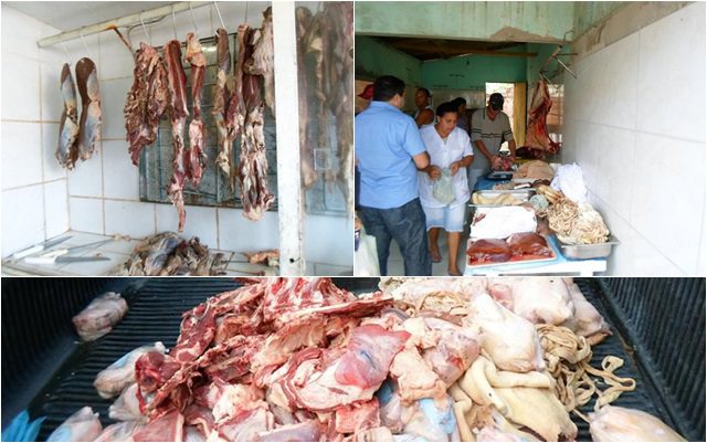 Imagem Eunápolis: carne deteriorada é apreendida em feiras