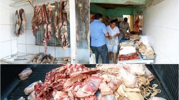 Imagem Eunápolis: carne deteriorada é apreendida em feiras