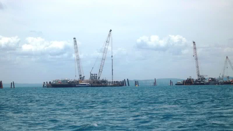 Imagem Sucom interdita construção de plataforma da Petrobrás