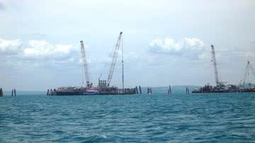 Imagem Sucom interdita construção de plataforma da Petrobrás