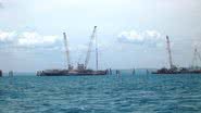 Imagem Sucom interdita construção de plataforma da Petrobrás