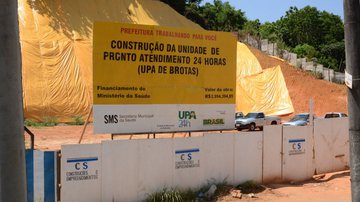 Imagem UPA de Brotas: obra de R$ 3 milhões está parada há cinco meses