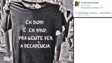 Imagem Carol Portaluppi manda recado para o ex pelo Instagram