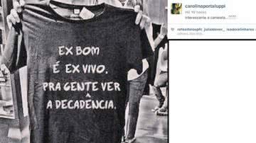Imagem Carol Portaluppi manda recado para o ex pelo Instagram