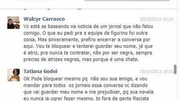 Imagem Autor de “Amor à Vida”, Walcyr Carrasco é acusado de racismo por atriz
