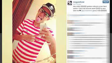 Imagem Irmão de MC Gui morre e funkeiro desabafa em rede social