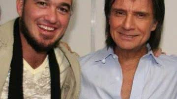 Imagem Roberto Carlos posta foto com Alexandre Pessoal, filho de Erasmo