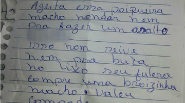 Imagem Ladrão abandona moto roubada e deixa bilhete para o dono
