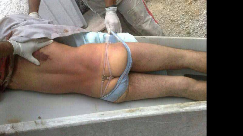 Imagem Assaltante morto em troca de tiros com a polícia usava calcinha
