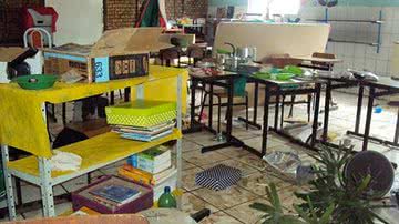 Imagem Adolescentes destroem escola pela segunda vez em uma semana no interior baiano