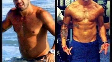 Imagem Ex-BBB Yuri mostra antes e depois após perder peso