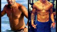 Imagem Ex-BBB Yuri mostra antes e depois após perder peso