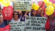 Imagem BH: após interrupção, marcha volta a seguir em direção ao Mineirão