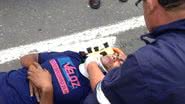 Imagem Motociclista colide com carro na Vasco da Gama