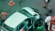 Imagem Grave acidente em São Joaquim deixa veículo atravessado na pista