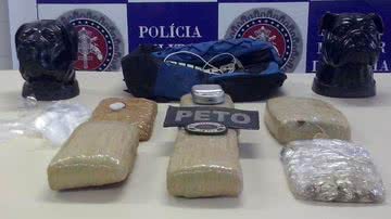 Imagem Polícia apreende tabletes de maconha na Cidade Nova