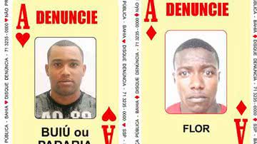 Imagem Baralho do Crime: polícia divulga 13 novas cartas